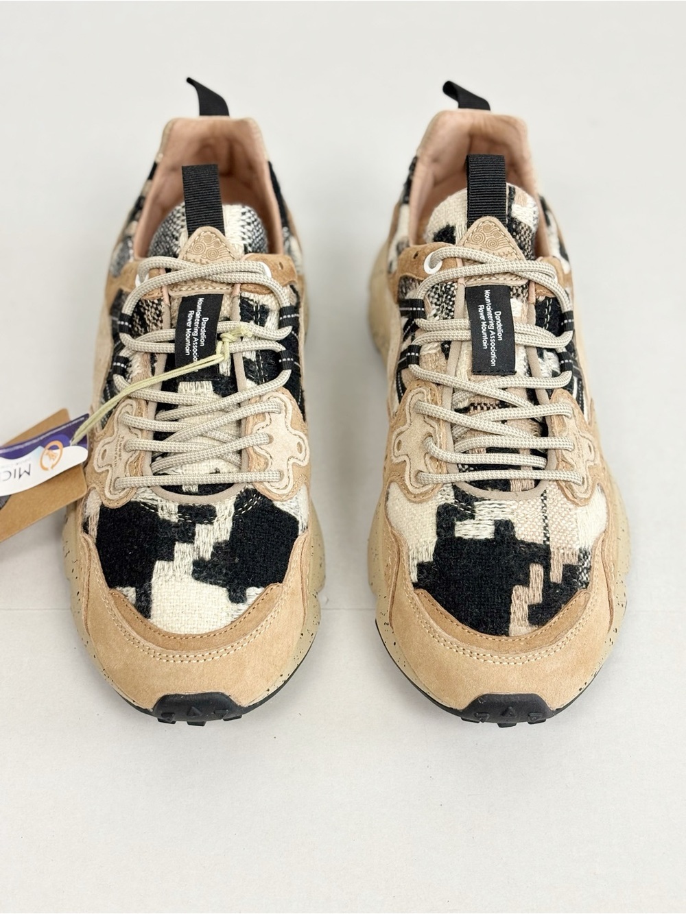 Free People Flower Mountain Yamano 3 Sneakers in Mud Light Brown Size 8.5 - Picture 3 of 11